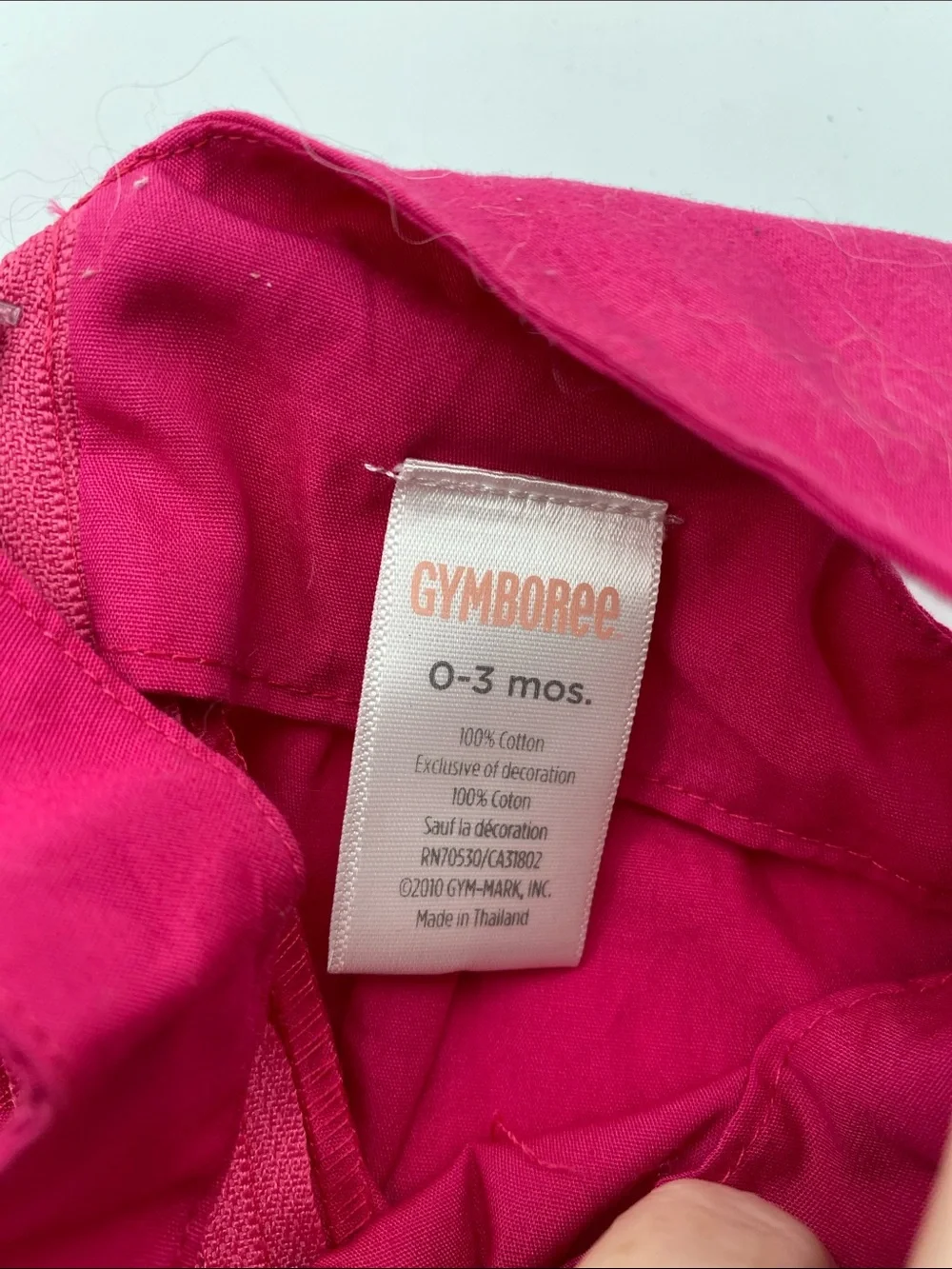 Gymboree Hot Pink Ruffle Tank Dress